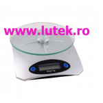 Cantar bucatarie electronic cu platou din sticla (CB-5K-ST) - www.lutek.ro